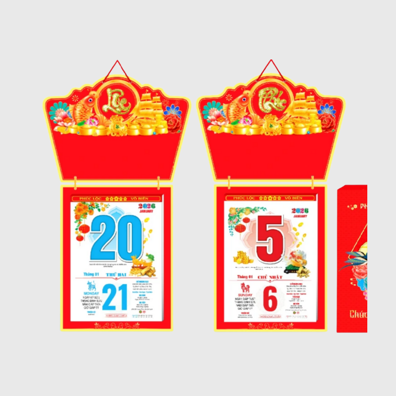 Lịch Tết Bloc Thuận buồm xuôi gió
